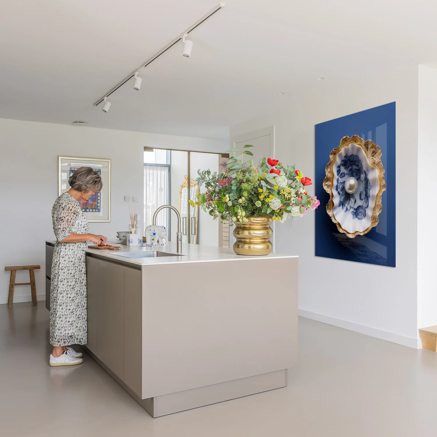 Oester - Delfts Blauw Parel Oester - Delfts Blauw Parel - Afbeelding 2