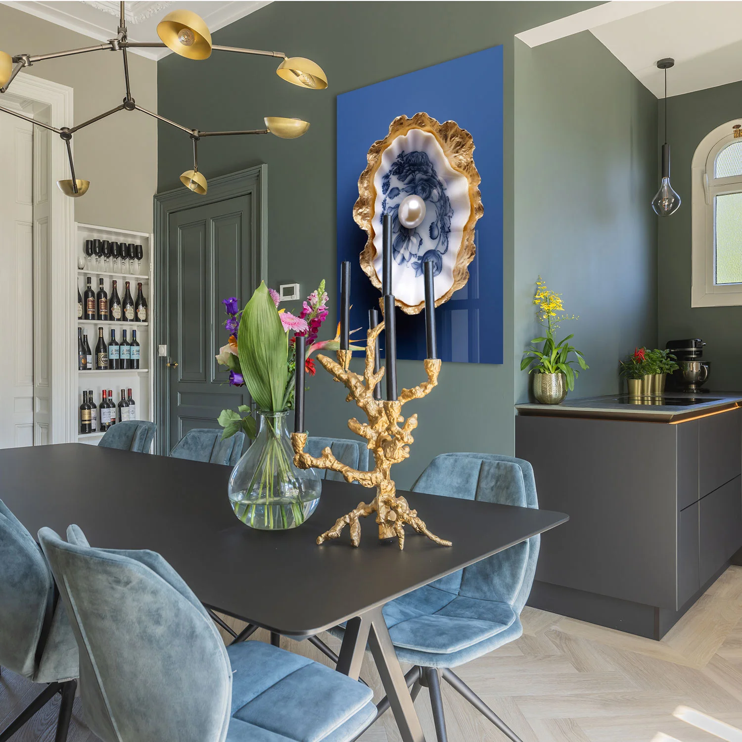 Oester - Delfts Blauw Parel Oester - Delfts Blauw Parel - Afbeelding 7