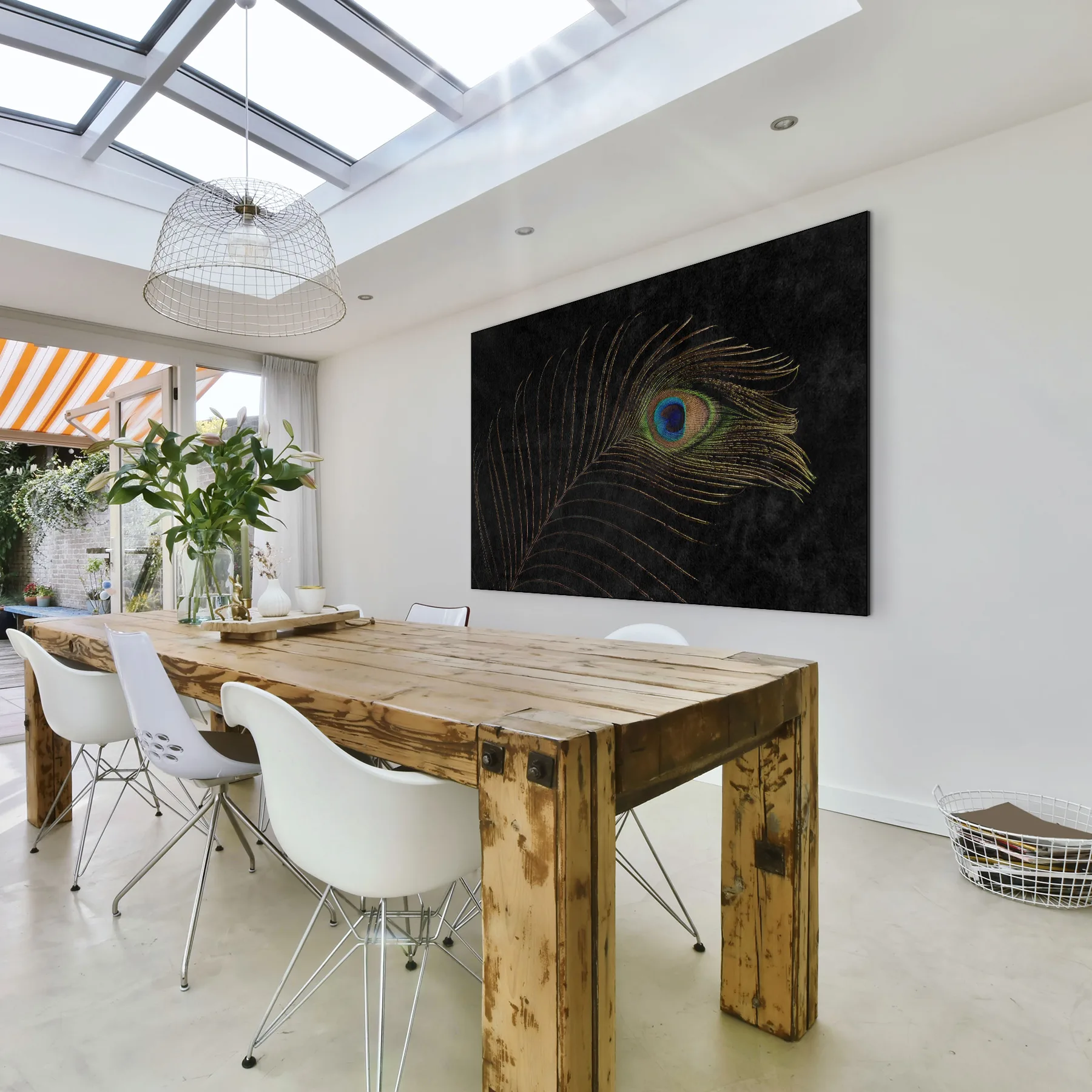 Pauwenveer als Eyecatcher - Horizontaal (Art Frame) - Afbeelding 5