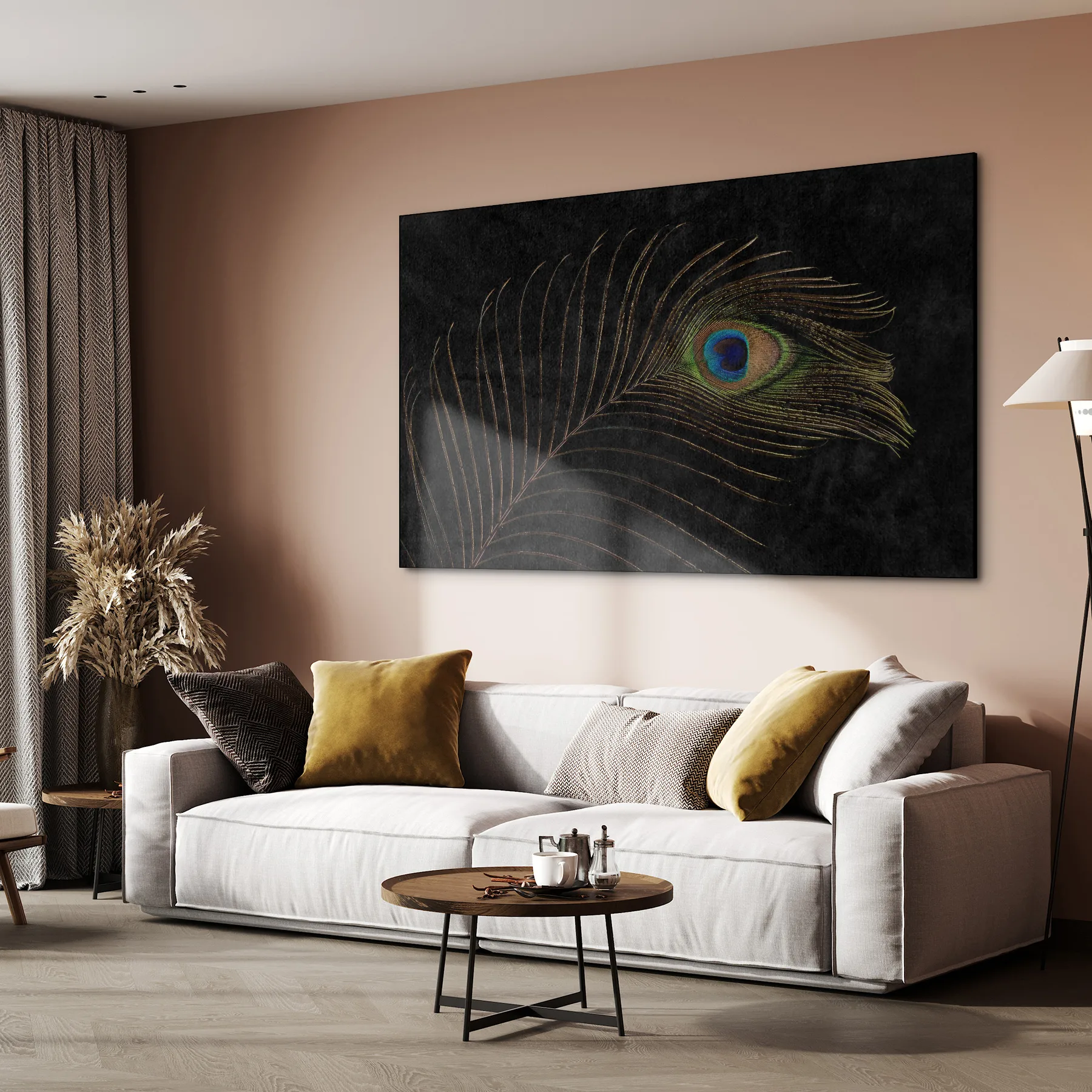 Pauwenveer als Eyecatcher - Horizontaal (Art Frame) - Afbeelding 7