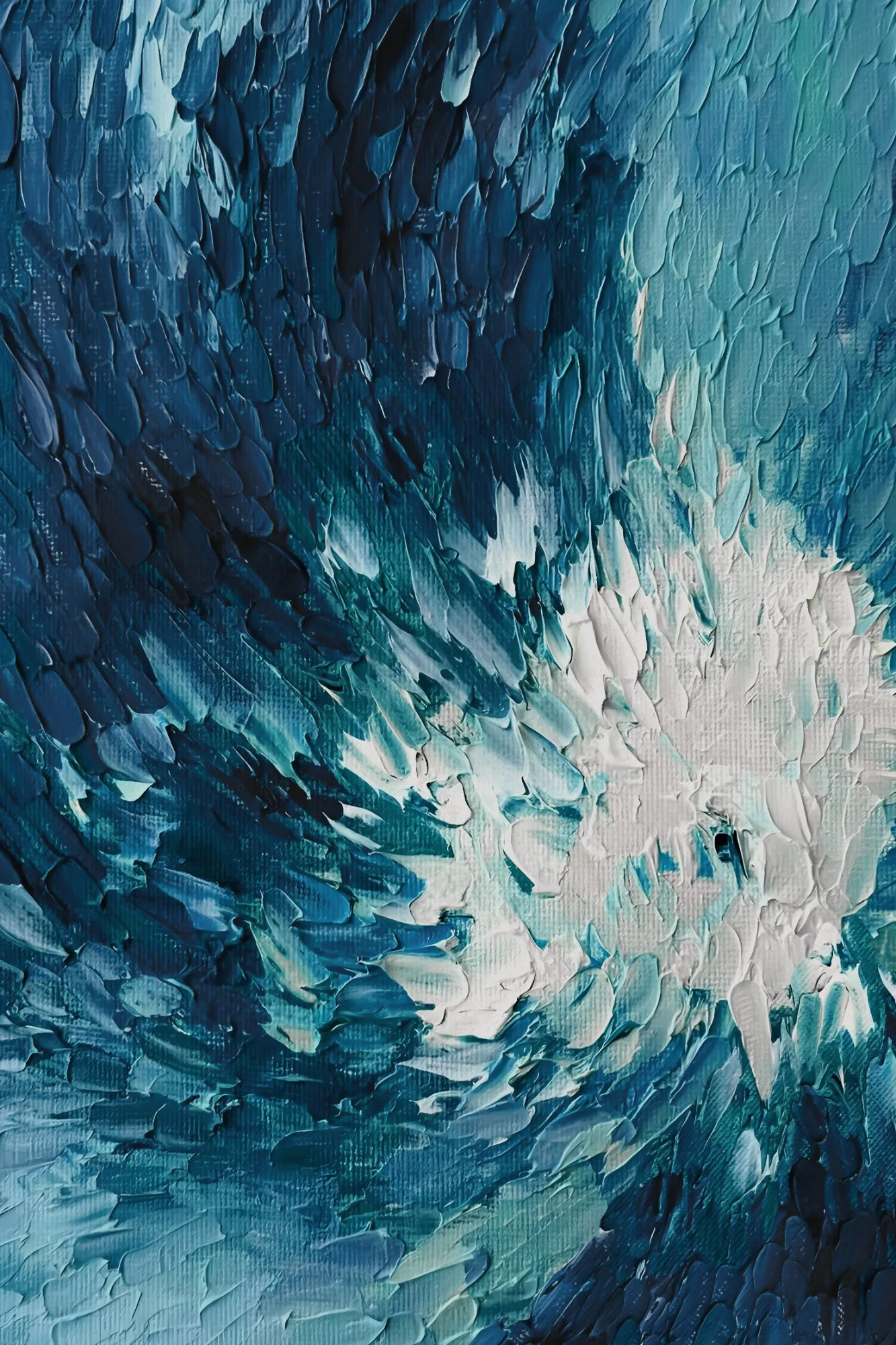 Blue Oil Abstract Blue Oil Abstract