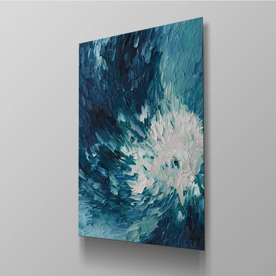 Blue Oil Abstract Blue Oil Abstract - Afbeelding 2