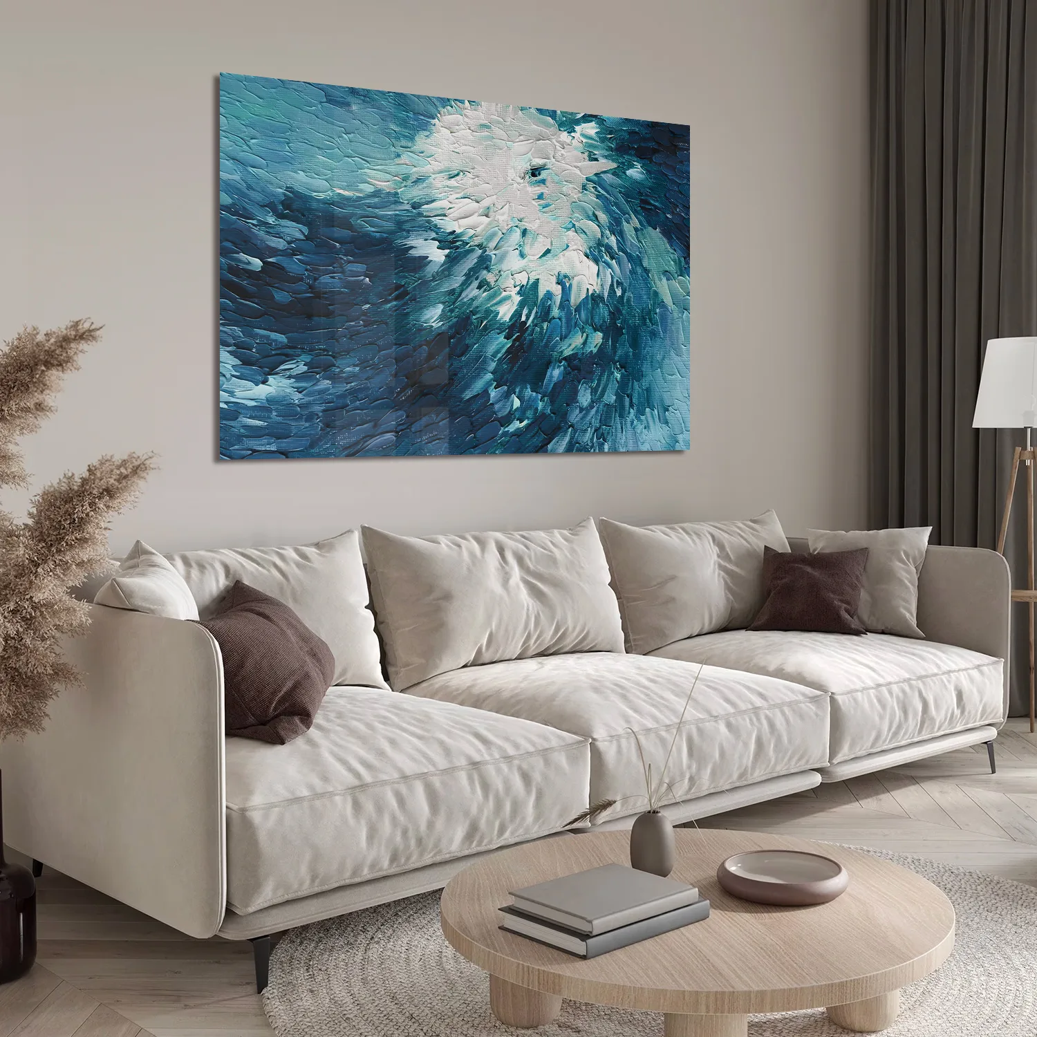 Blue Oil Abstract Blue Oil Abstract - Afbeelding 6