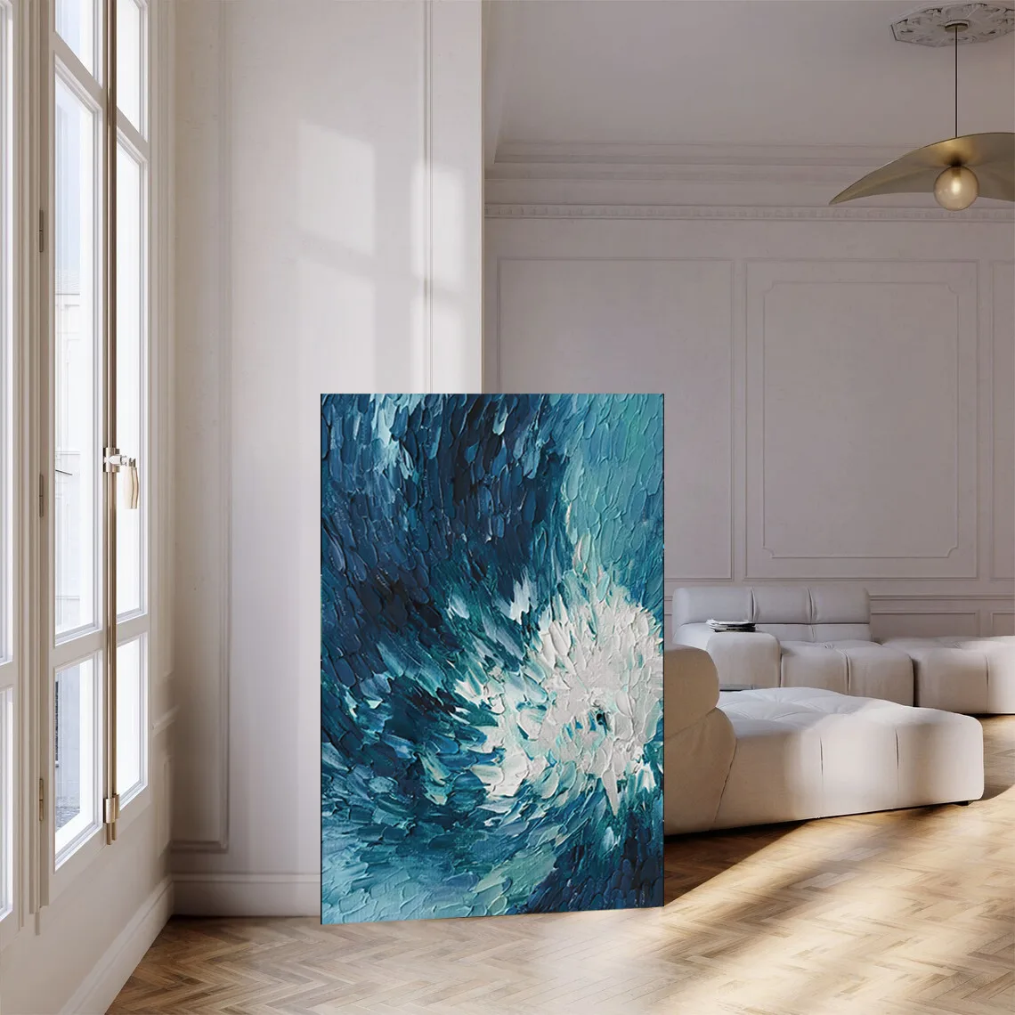 Blue Oil Abstract Blue Oil Abstract - Afbeelding 7