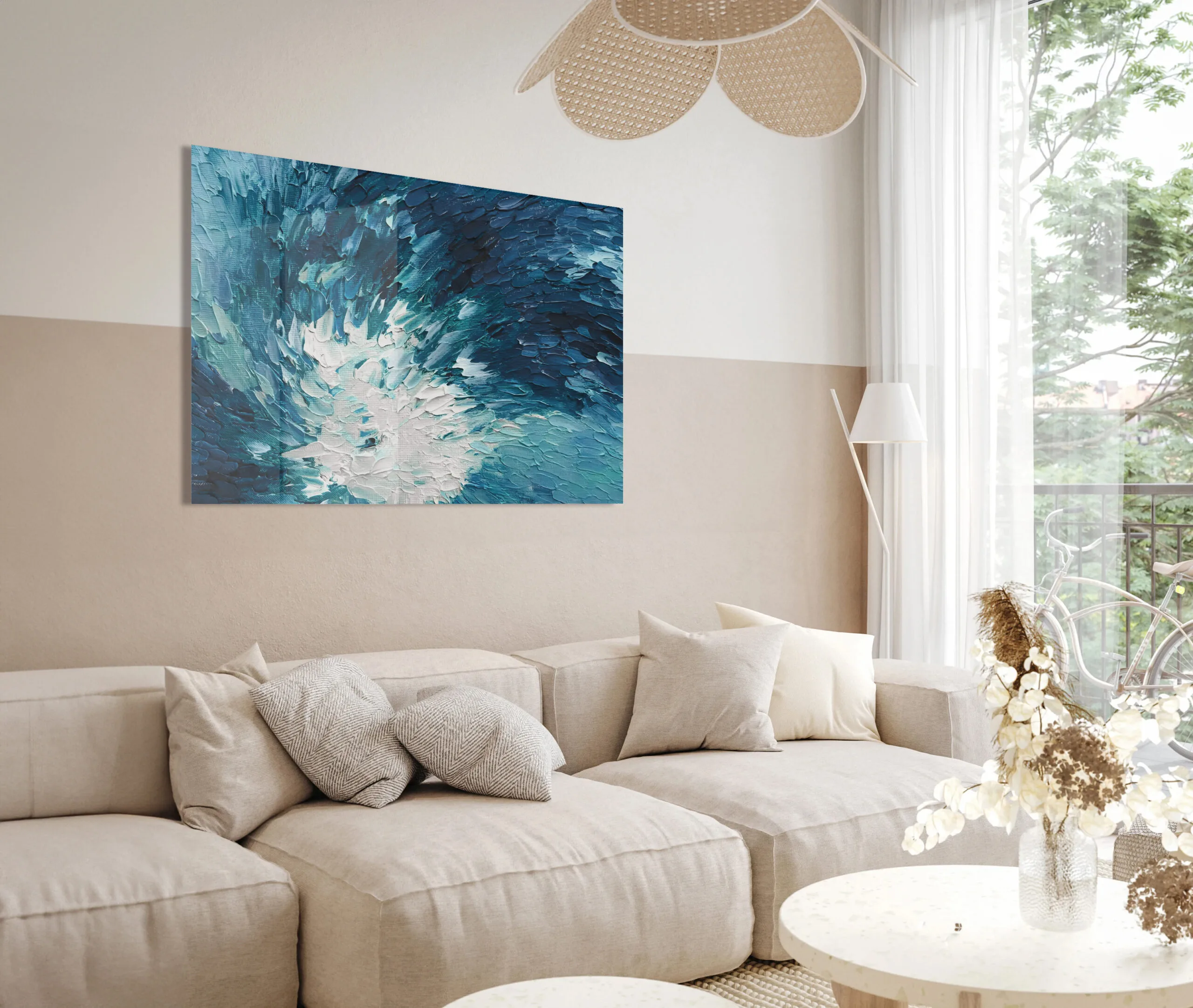 Blue Oil Abstract Blue Oil Abstract - Afbeelding 8