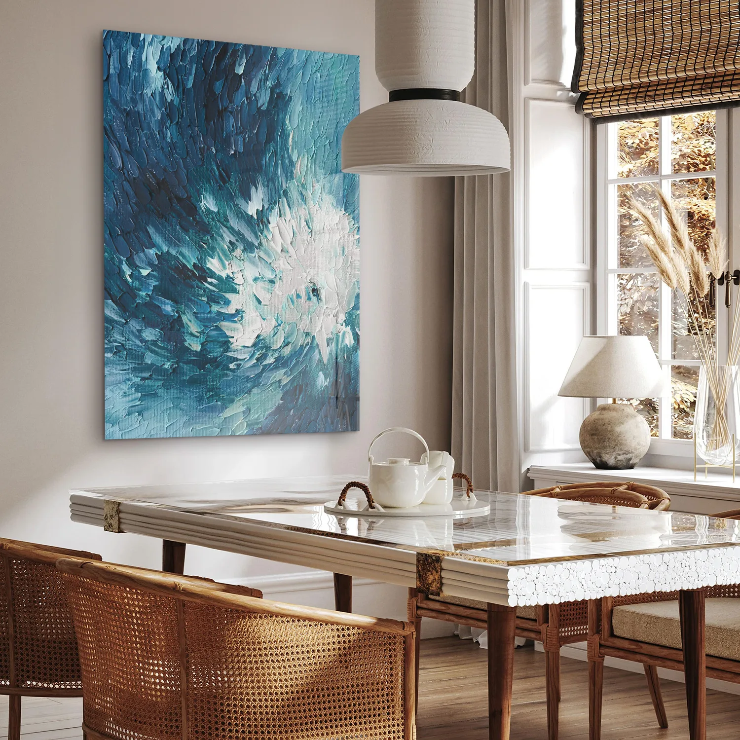 Blue Oil Abstract Blue Oil Abstract - Afbeelding 9