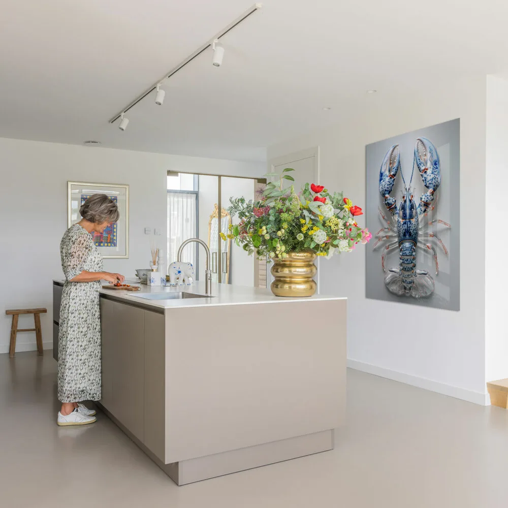Glazen Delfts Blauw Lobster - Afbeelding 5