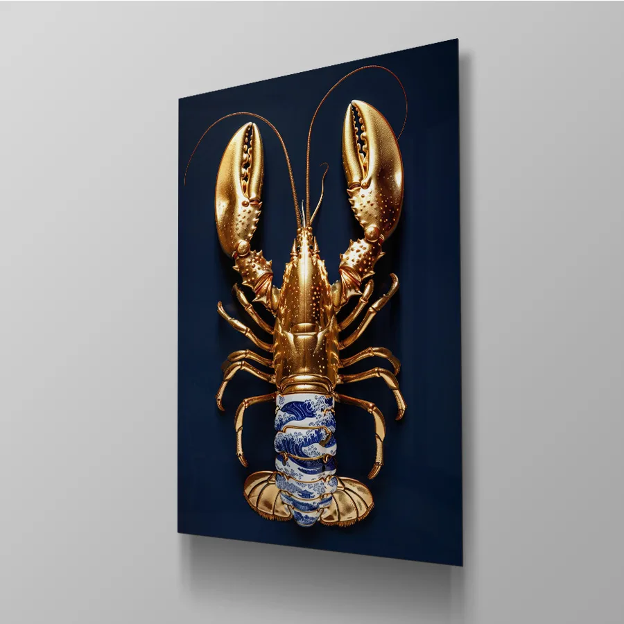 Golden Lobster Delfts Blauw Golden Lobster Delfts Blauw - Afbeelding 4
