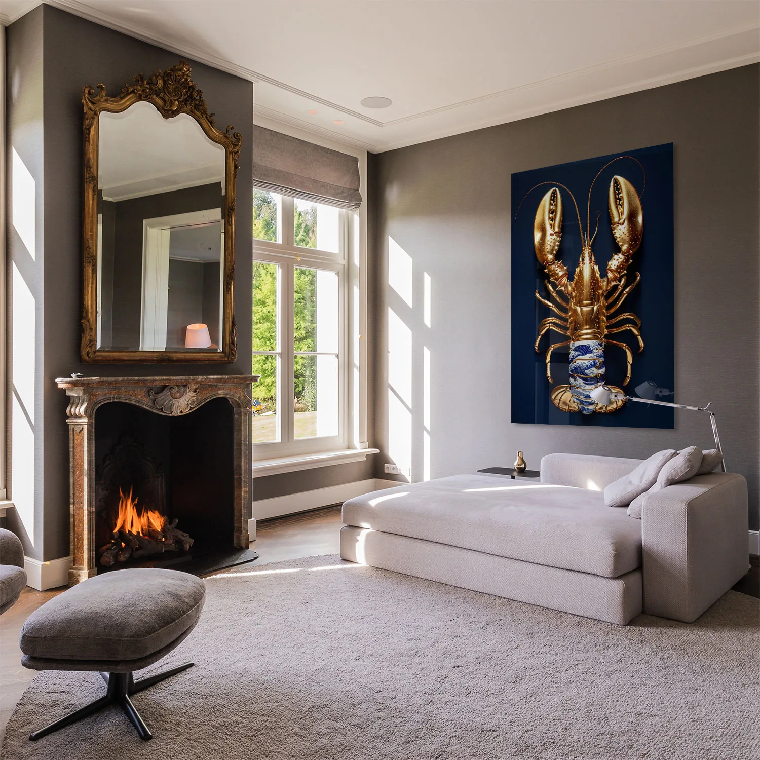 Golden Lobster Delfts Blauw Golden Lobster Delfts Blauw - Afbeelding 2