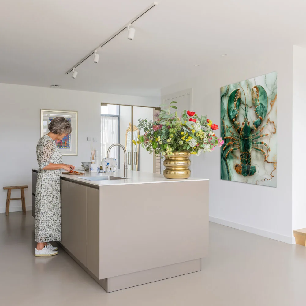 Lobster Luxe - Smaragd Groen op Marmer - Afbeelding 7