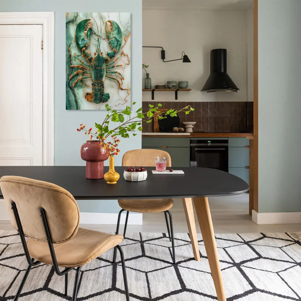 Lobster Luxe - Smaragd Groen op Marmer - Afbeelding 5