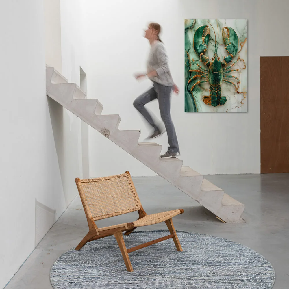 Lobster Luxe - Smaragd Groen op Marmer - Afbeelding 6