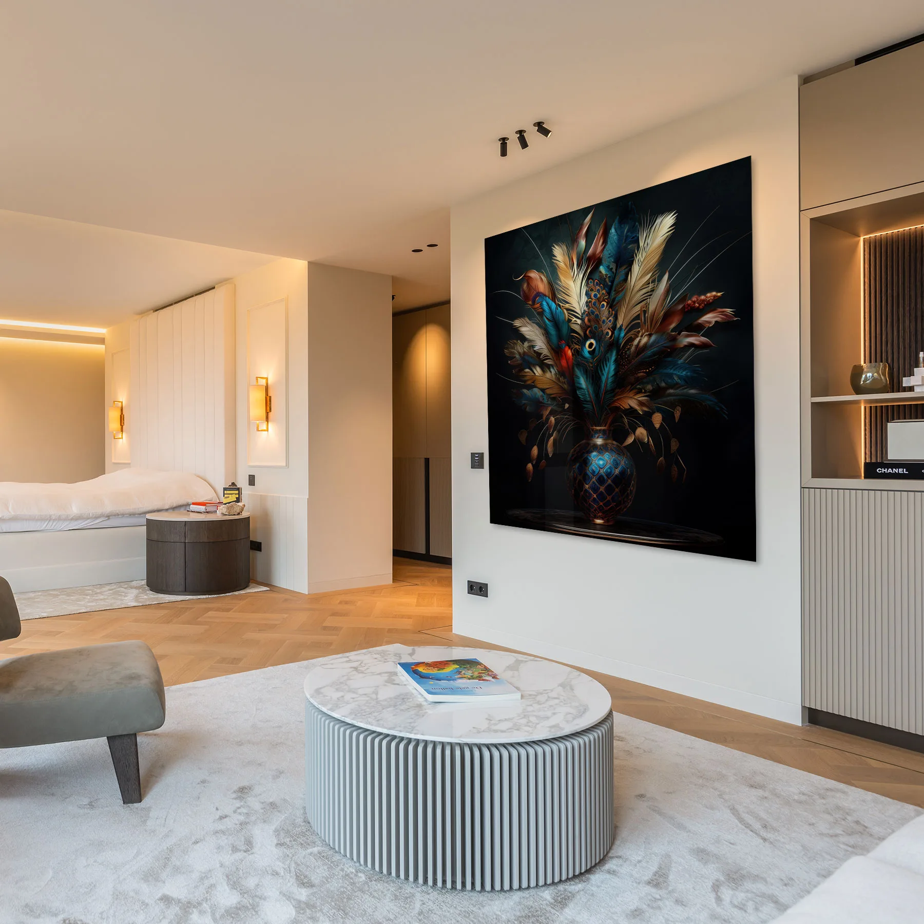 Vaas met veren #1 - Afbeelding 6