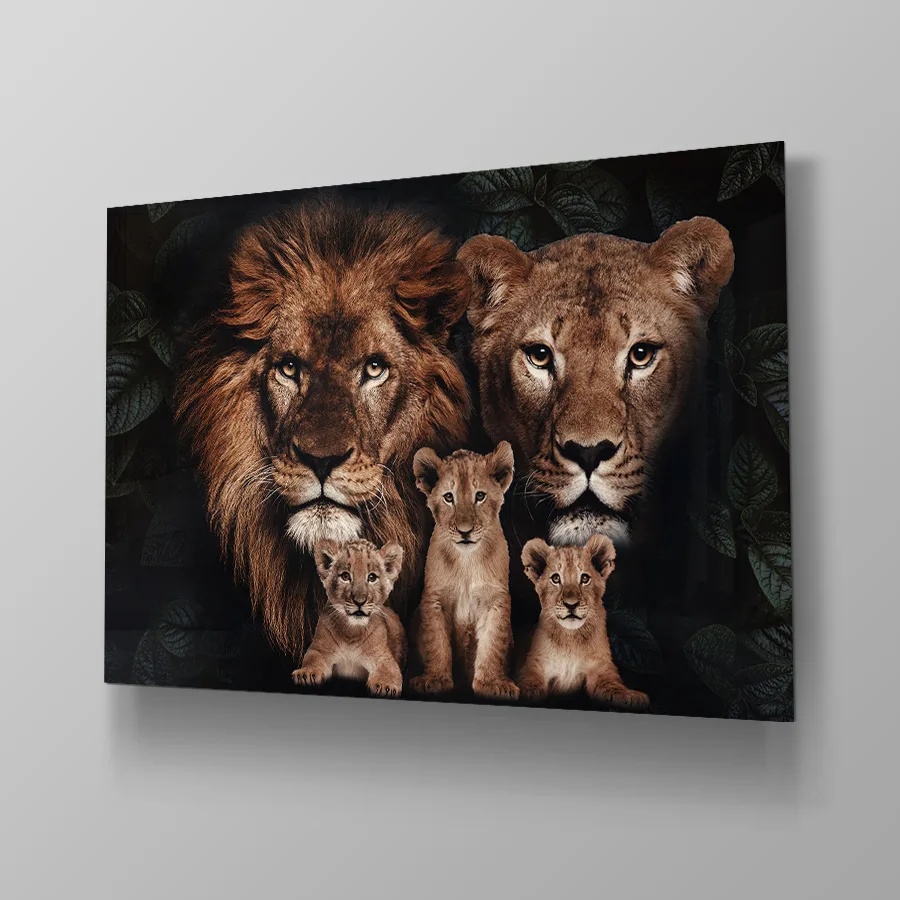 Lion Family of 5 - Afbeelding 4