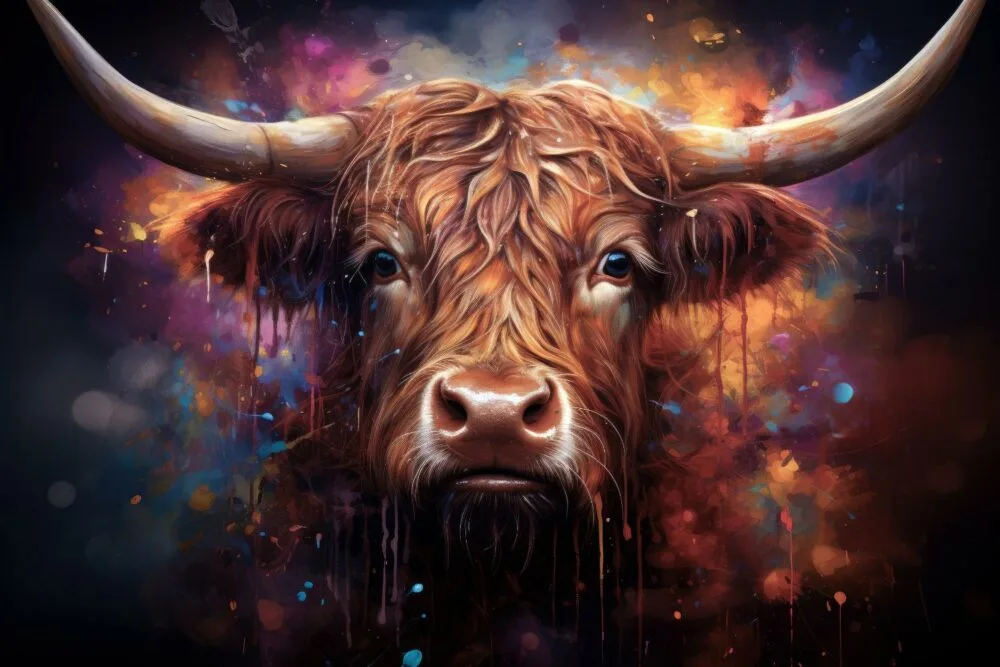 Scottish Highlander Splash