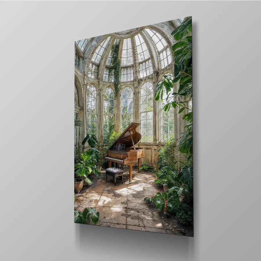 Vervallen Victoriaanse botanische kas met Vleugel Vervallen Victoriaanse botanische kas met Vleugel - Afbeelding 4