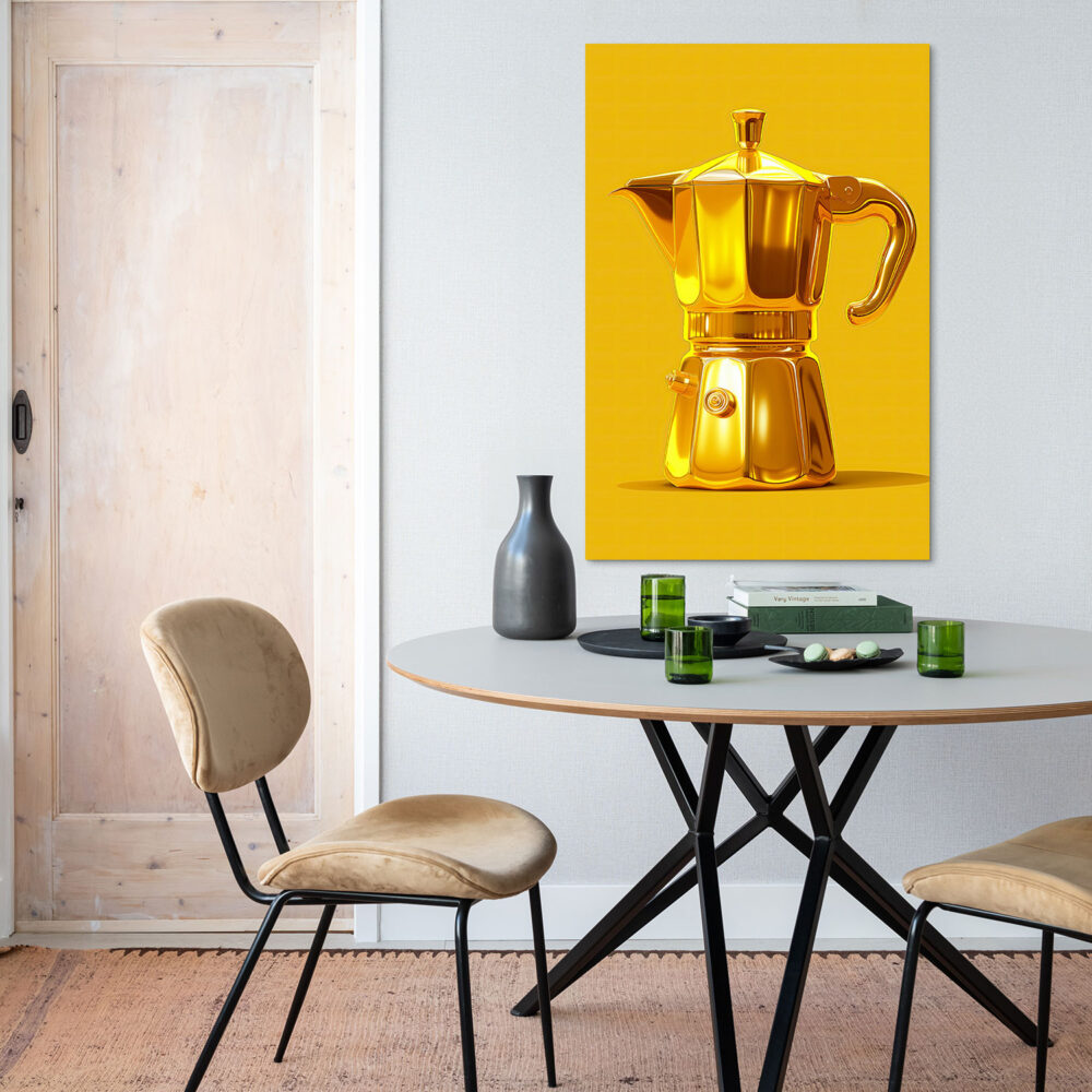 Goud Gele Percolator - Afbeelding 5