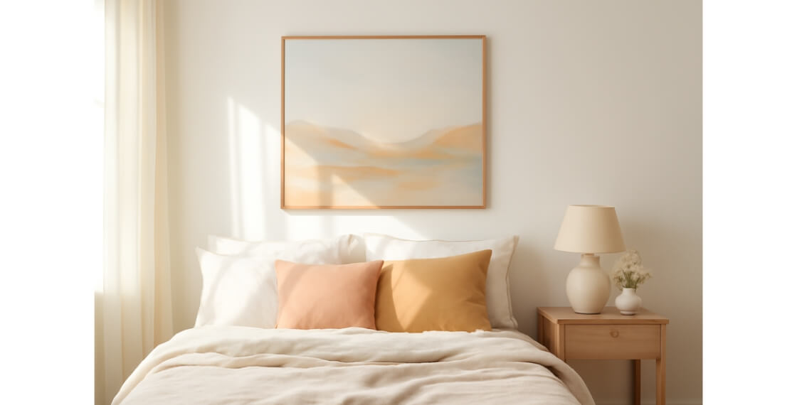 Zo maak je je slaapkamer lichter met de juiste kunst en kleuren Zo maak je je slaapkamer lichter met de juiste kunst en kleuren