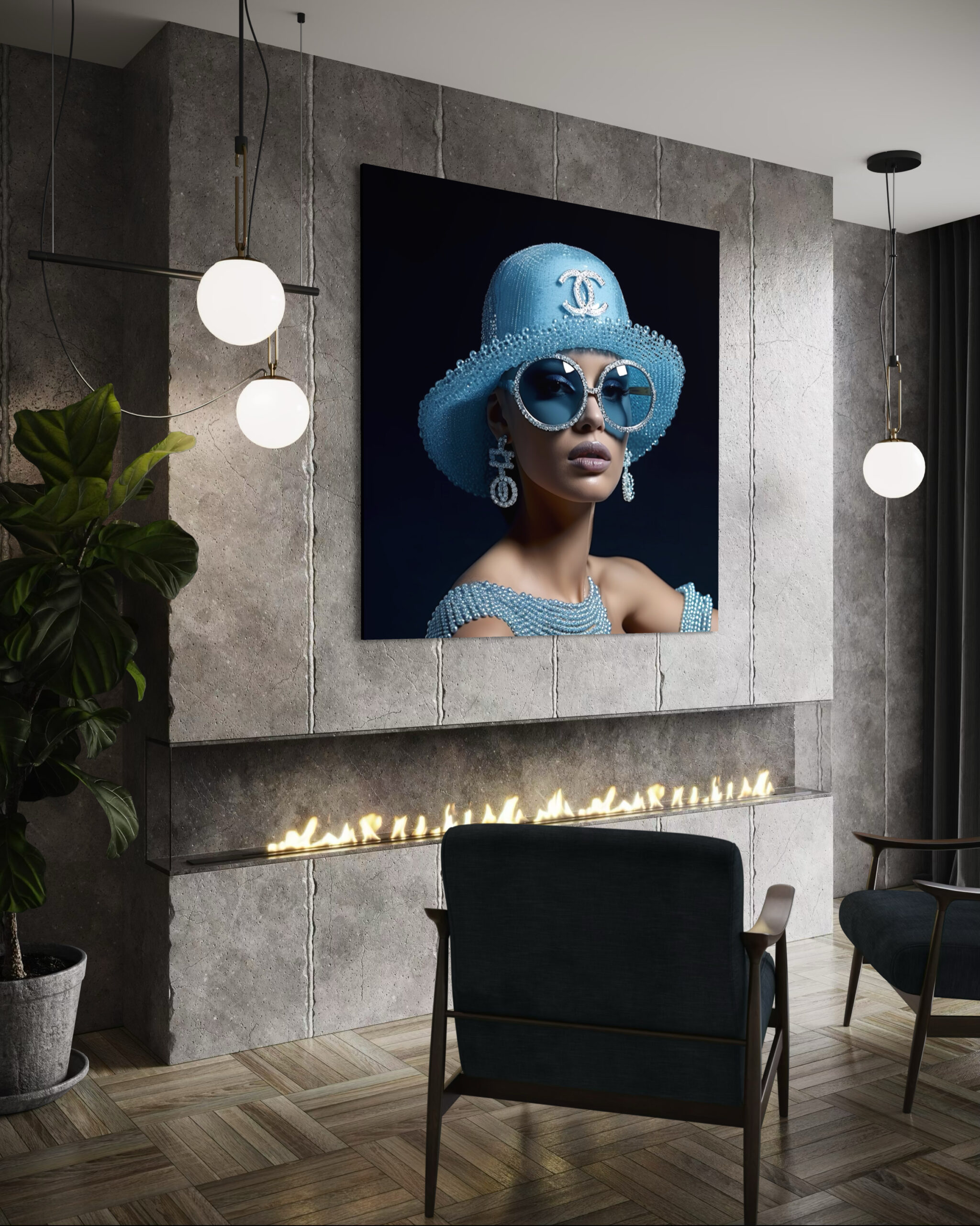 Blue Passionnel (square) Blue Passionnel (square) - Afbeelding 2