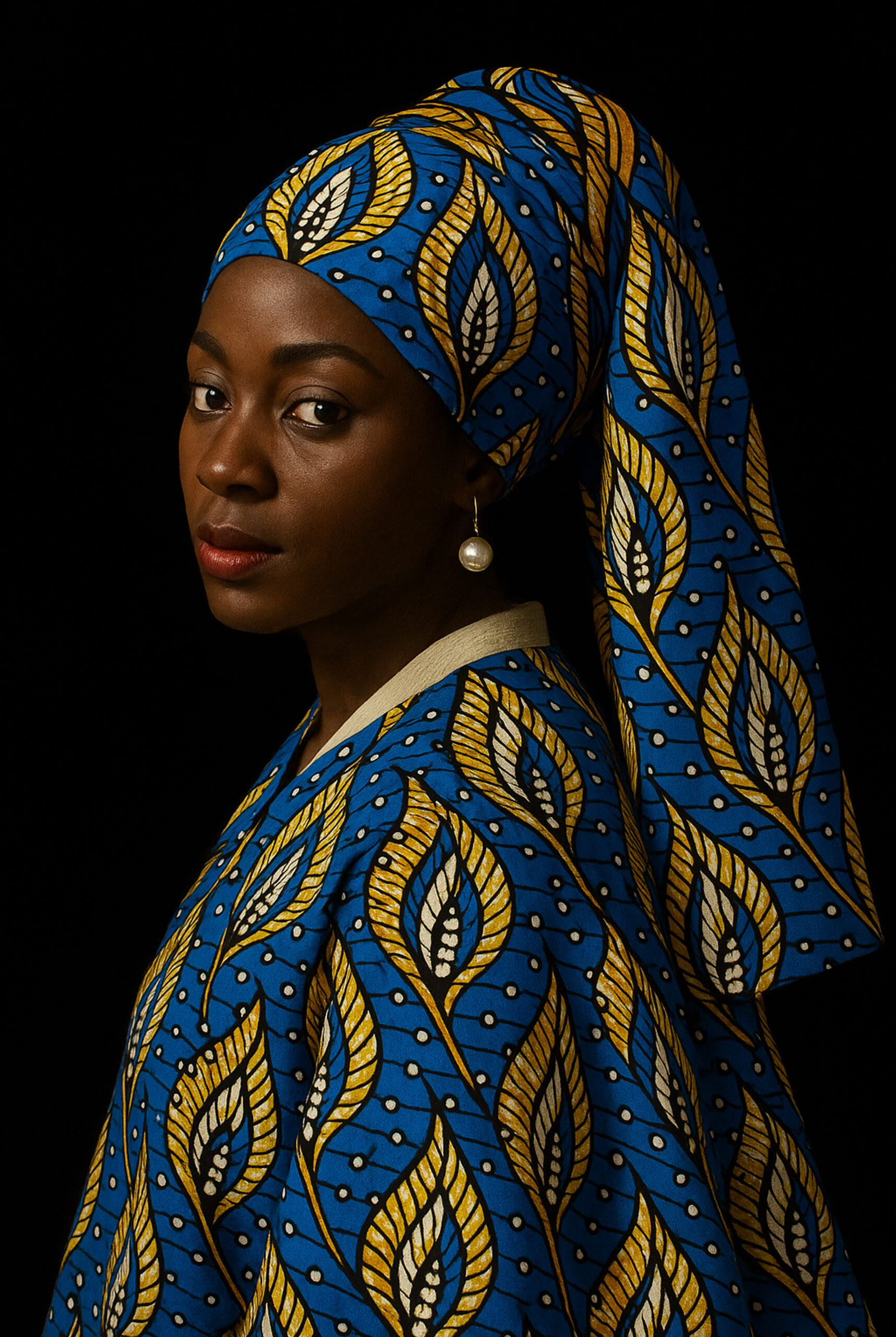 Girl With Pearl Earring (Vlisco) #6 Girl With Pearl Earring (Vlisco) #6