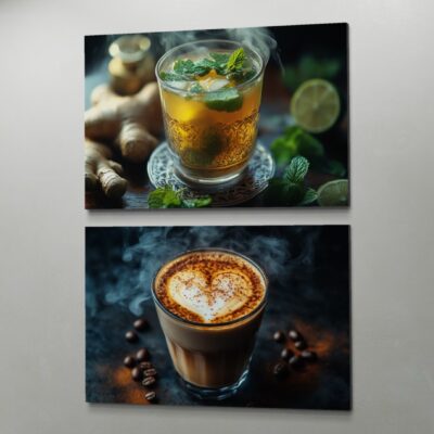 Coffee Love & Minty Tea (x2)