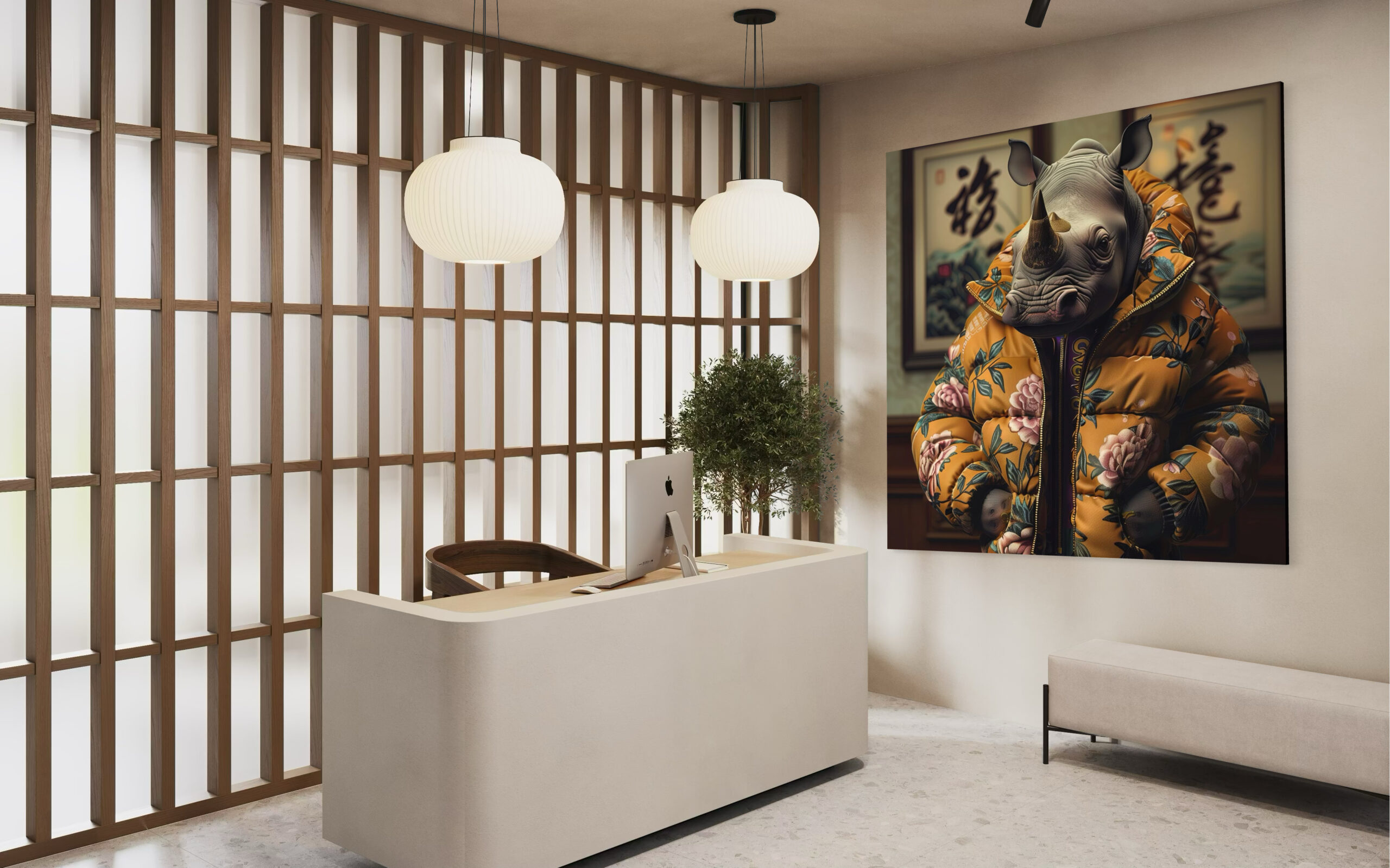 Rhino Yellow Puff Rhino Yellow Puff - Afbeelding 2