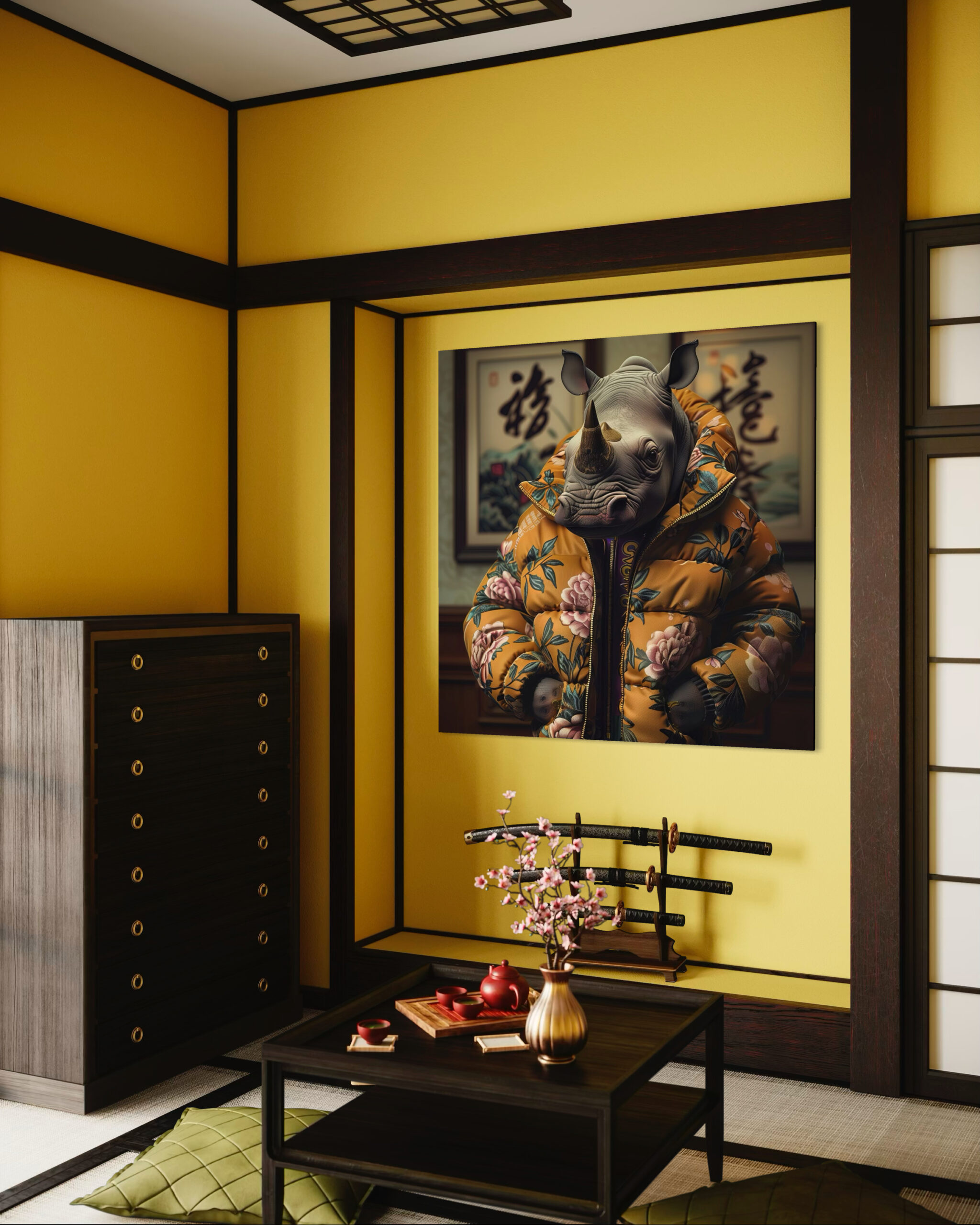 Rhino Yellow Puff Rhino Yellow Puff - Afbeelding 3