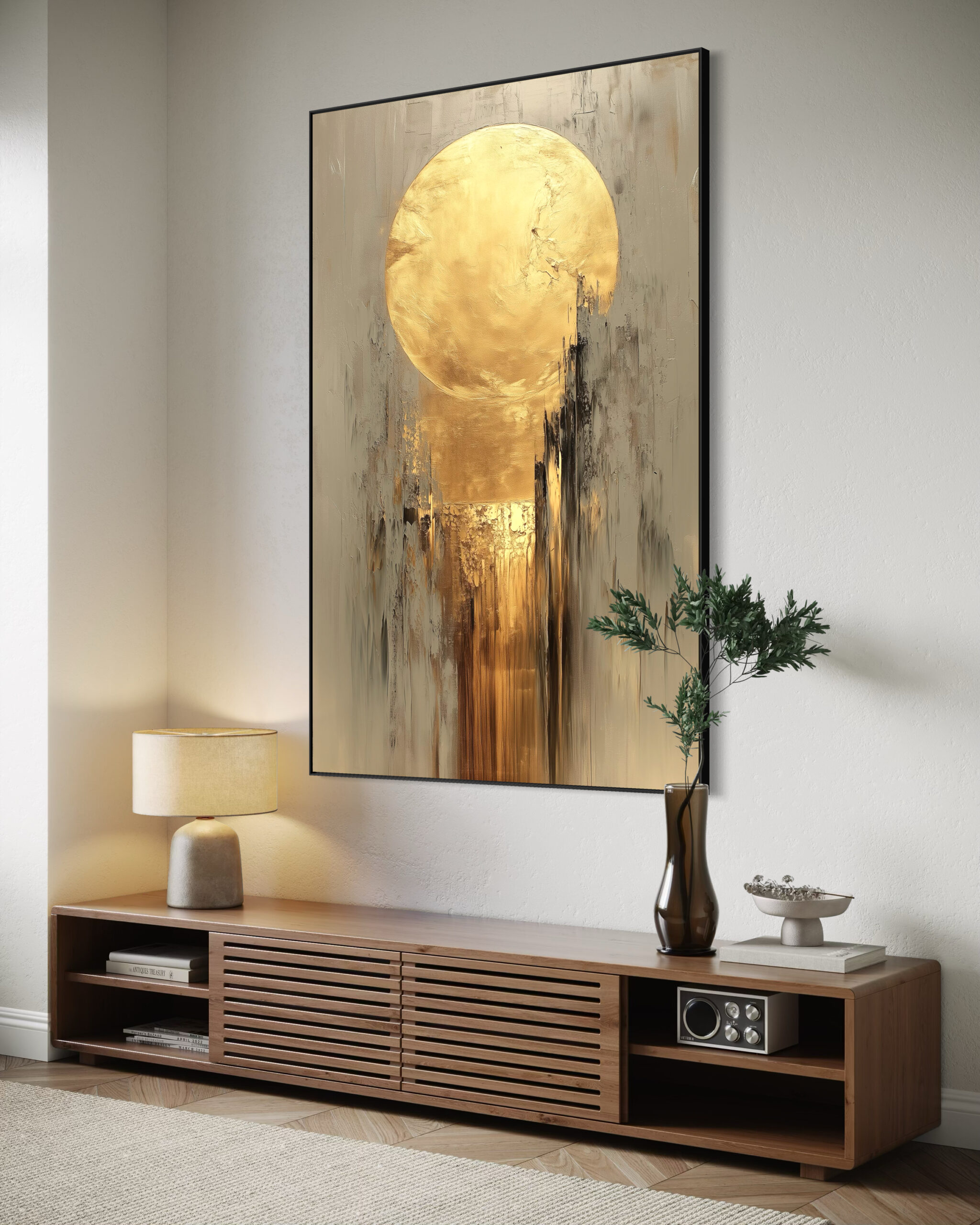Lux Japandi Golden Sunset (Art Frame) Lux Japandi Golden Sunset (Art Frame) - Afbeelding 2