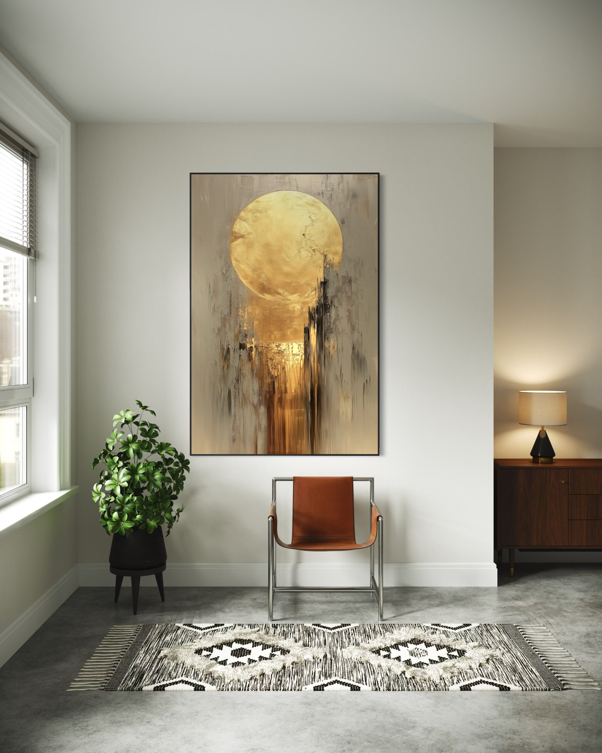 Lux Japandi Golden Sunset (Art Frame) Lux Japandi Golden Sunset (Art Frame) - Afbeelding 4