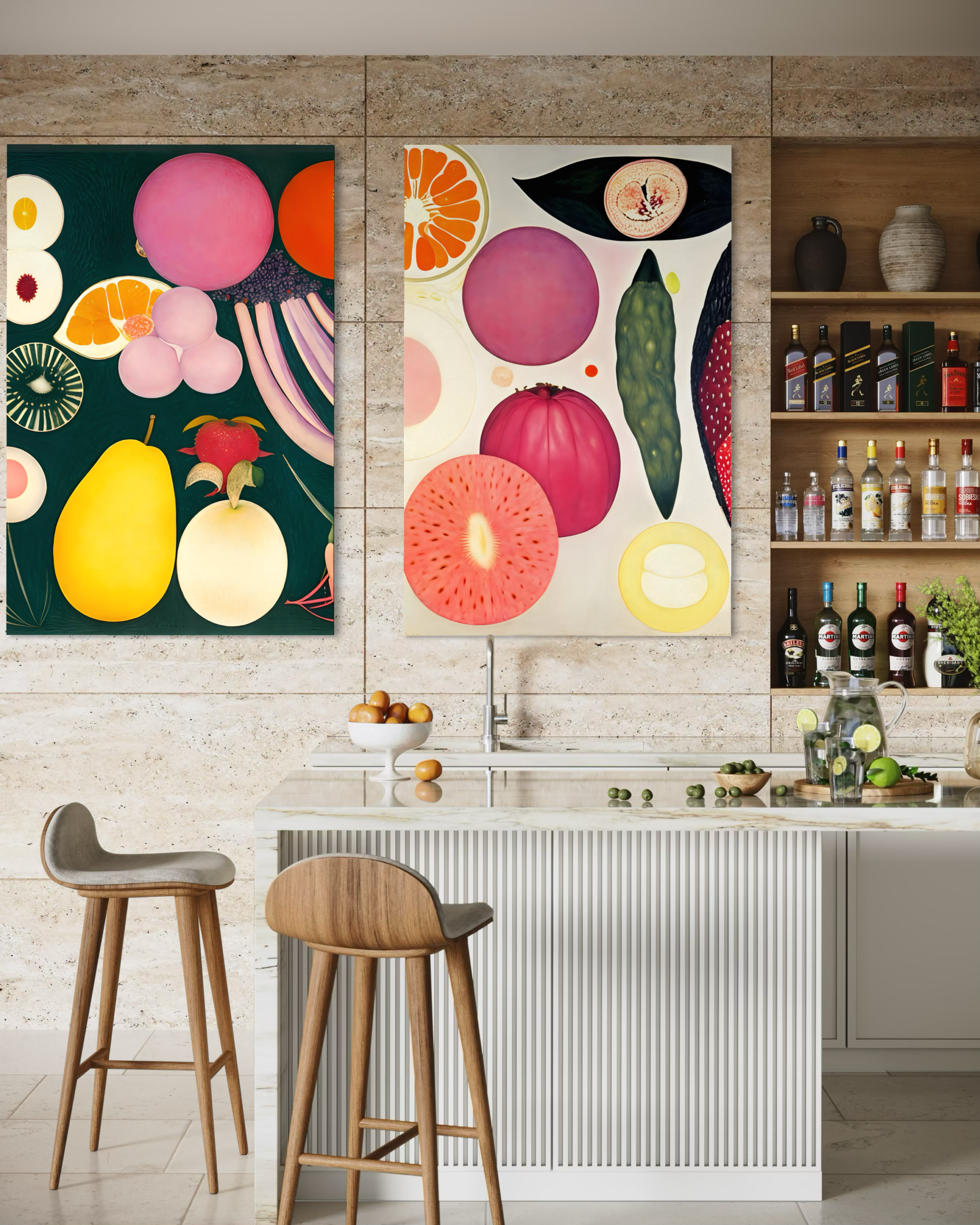 Surreal Feast & Fruity Illusion (x2) Surreal Feast & Fruity Illusion (x2) - Afbeelding 2