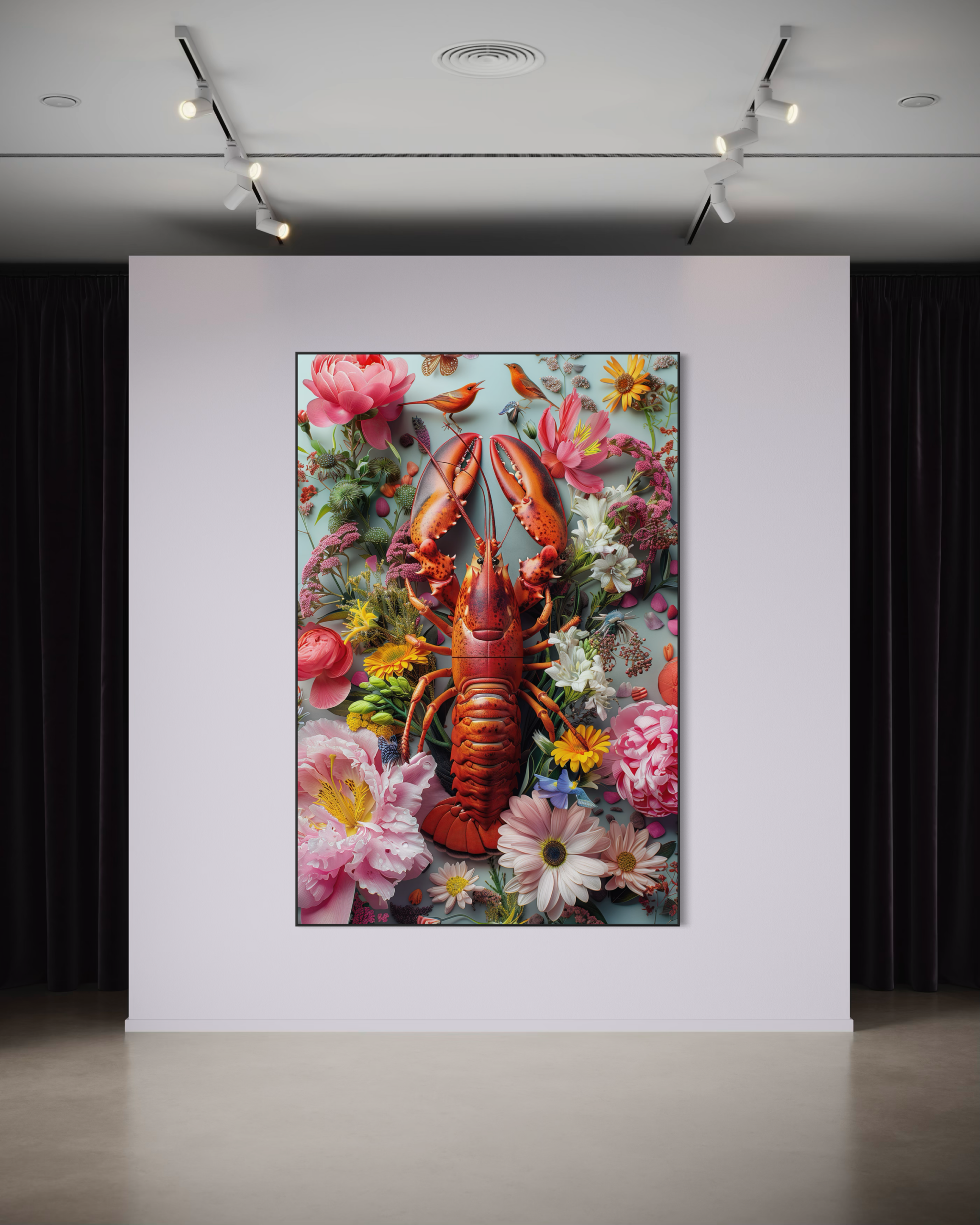 Lobster Flowers (Art Frame) Lobster Flowers (Art Frame) - Afbeelding 2