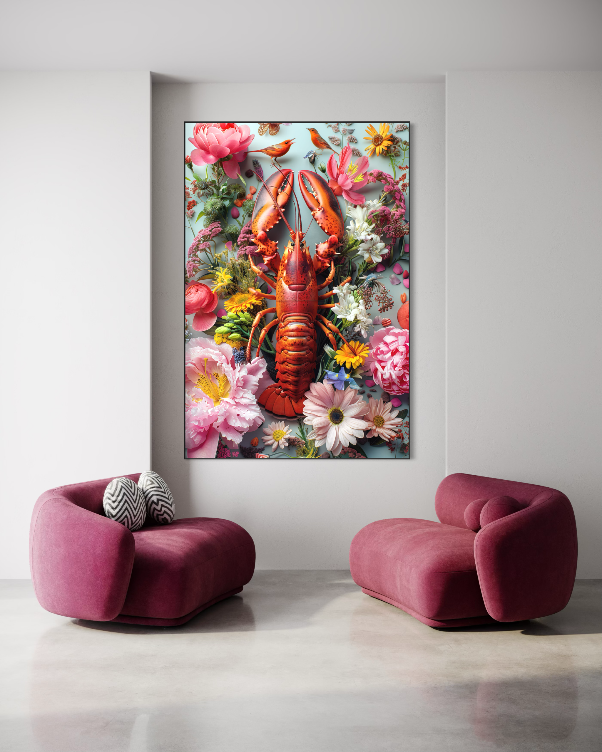 Lobster Flowers (Art Frame) Lobster Flowers (Art Frame) - Afbeelding 4