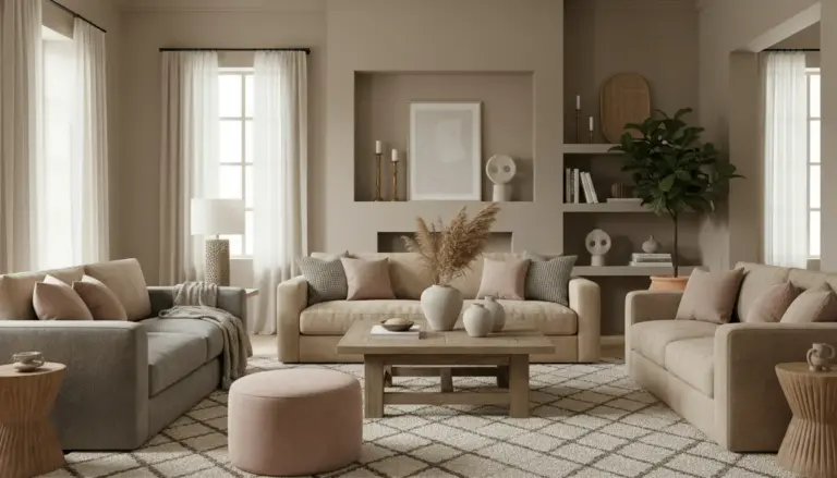Warm wonen met taupe als rustige basis taupe interieur