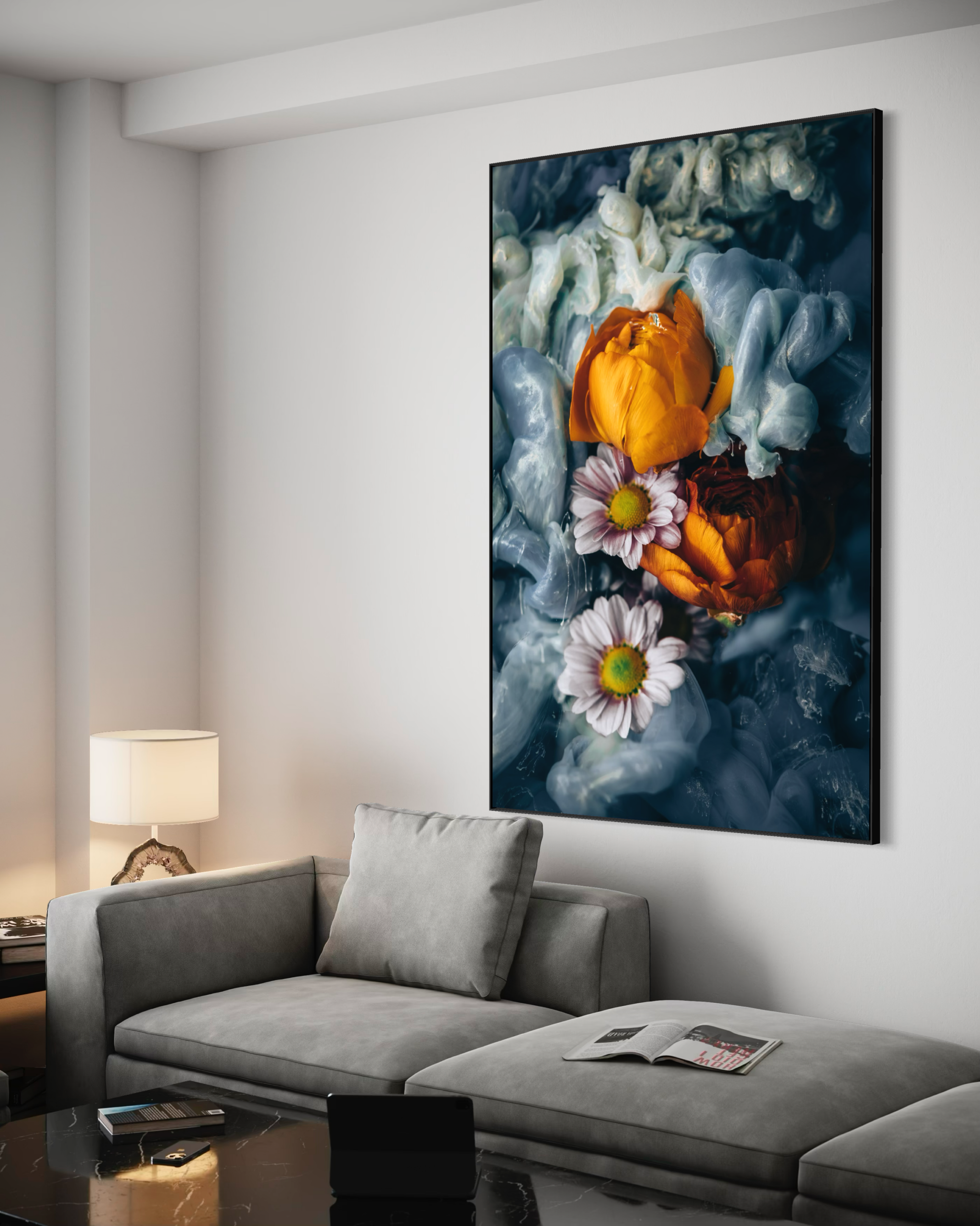 Blue Waves (Art Frame) Blue Waves (Art Frame) - Afbeelding 3