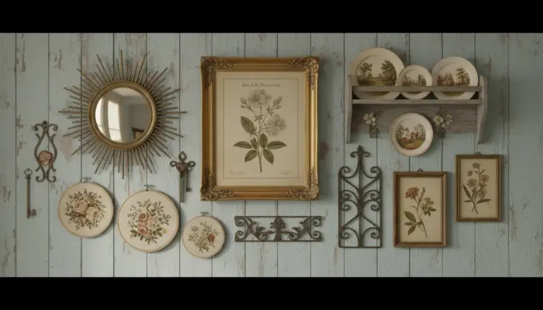 Tijdloze wanddecoratie met een vintage signatuur vintage wanddecoratie