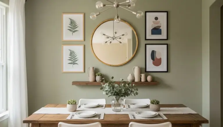 Luxe wanddecoratie voor jouw eetkamer met diepte en glans wanddecoratie eetkamer