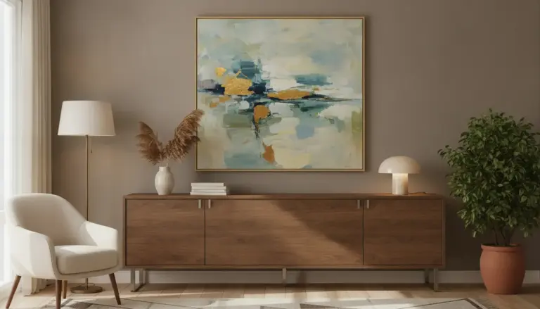 Schilderij boven je dressoir: hoogte en verhoudingen schilderij boven dressoir