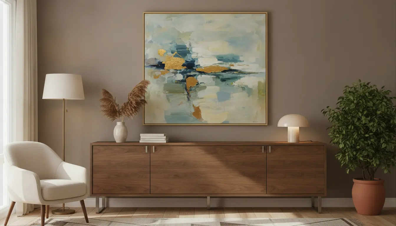 Schilderij boven je dressoir: hoogte en verhoudingen schilderij boven dressoir